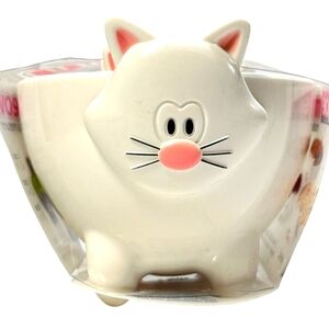 Joie Meow 3 Pc White Cat Cats Kittens Kitten Stackable Measuring Cups Cup Set